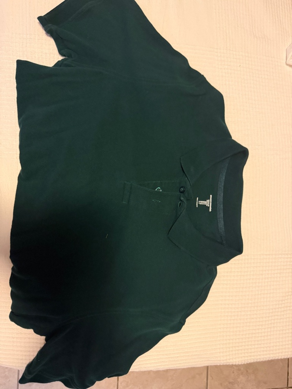 Amazon Men's Forest Green Polo Shirt